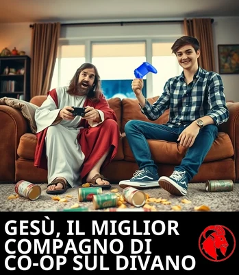 GESÙ, IL MIGLIOR COMPAGNO DI CO-OP SUL DIVANO