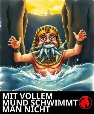 MIT VOLLEM MUND SCHWIMMT MAN NICHT