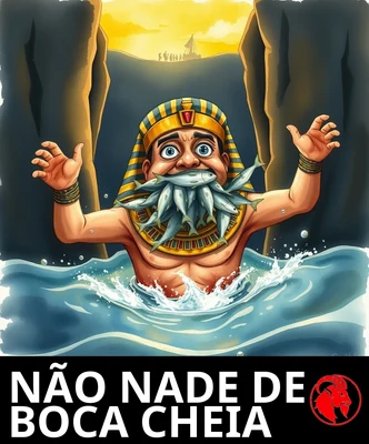 NÃO NADE DE BOCA CHEIA