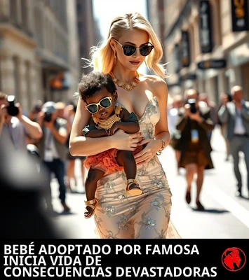 BEBÉ ADOPTADO POR FAMOSA INICIA VIDA DE CONSECUENCIAS DEVASTADORAS