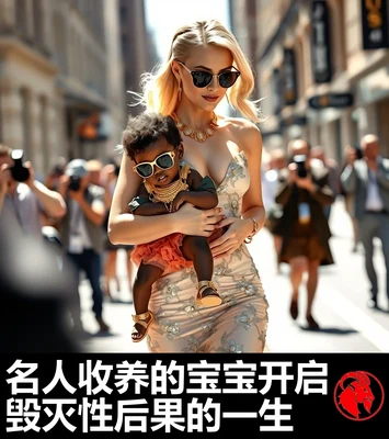 名人收养的宝宝开启毁灭性后果的一生