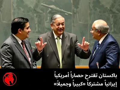 وزير الخارجية الباكستاني يشير بيديه بين دبلوماسيَّين متخاصمَين