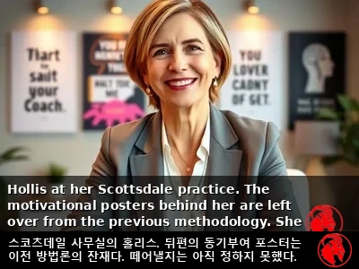 자기 사무실에 있는 Brenda Hollis