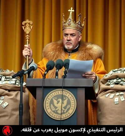 الرئيس التنفيذي لإكسون موبيل يُعرب عن قلقه