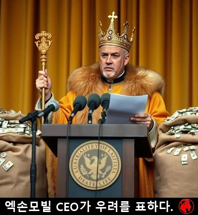 우려를 표명하는 엑손모빌 CEO