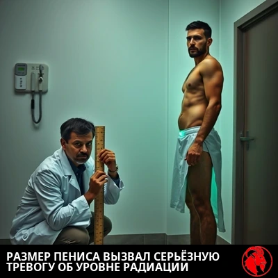 Встревоженные чиновники на слушаниях обеспокоенно опускают взгляд; подпись: размер члена вызывает серьёзную тревогу из-за уровня радиации